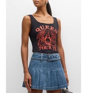 Alice + Olivia Breslin Band Tee Corset Top